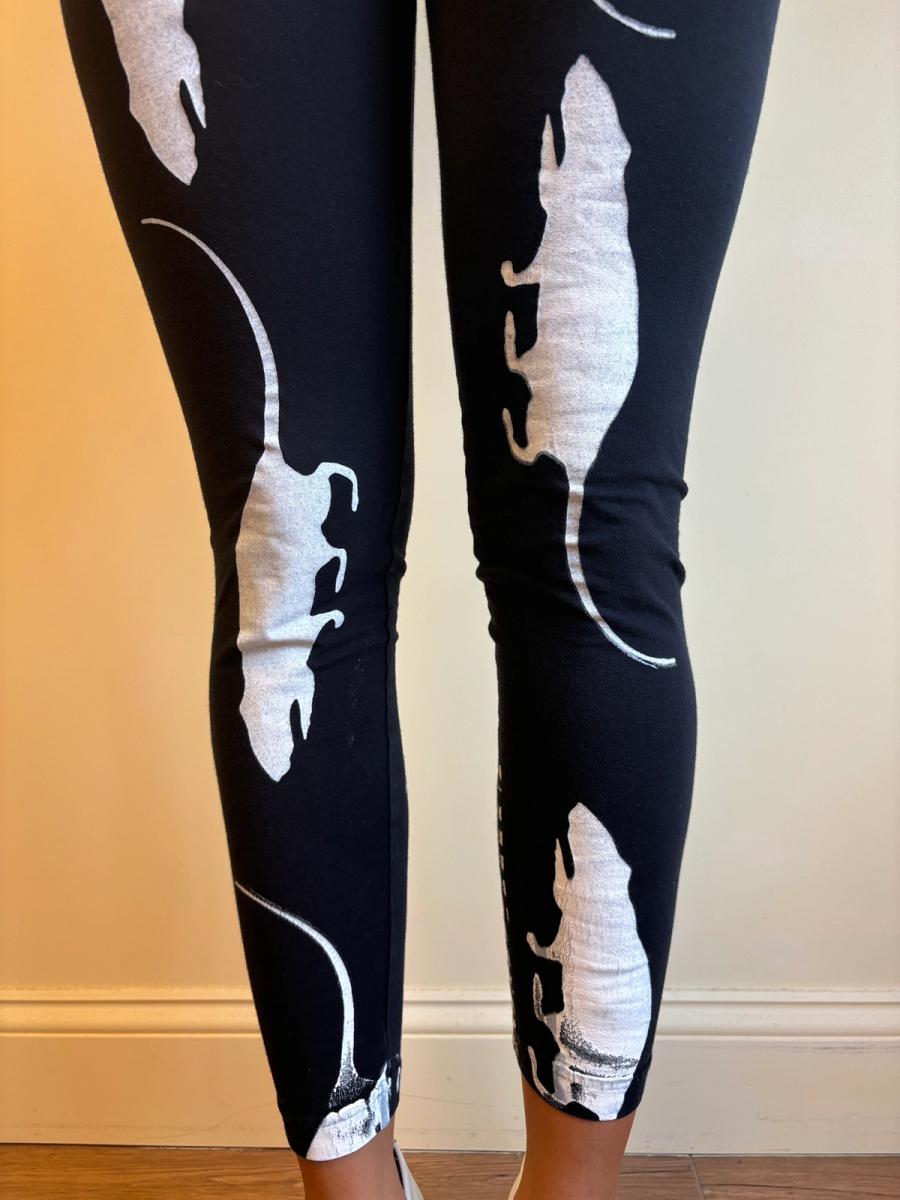 Rat and Chrysler Black Leggings product image