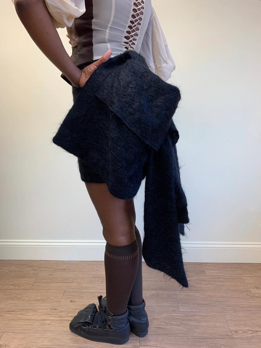 Vivienne Westwood 1992 Runway Mohair Bustle Skirt product image