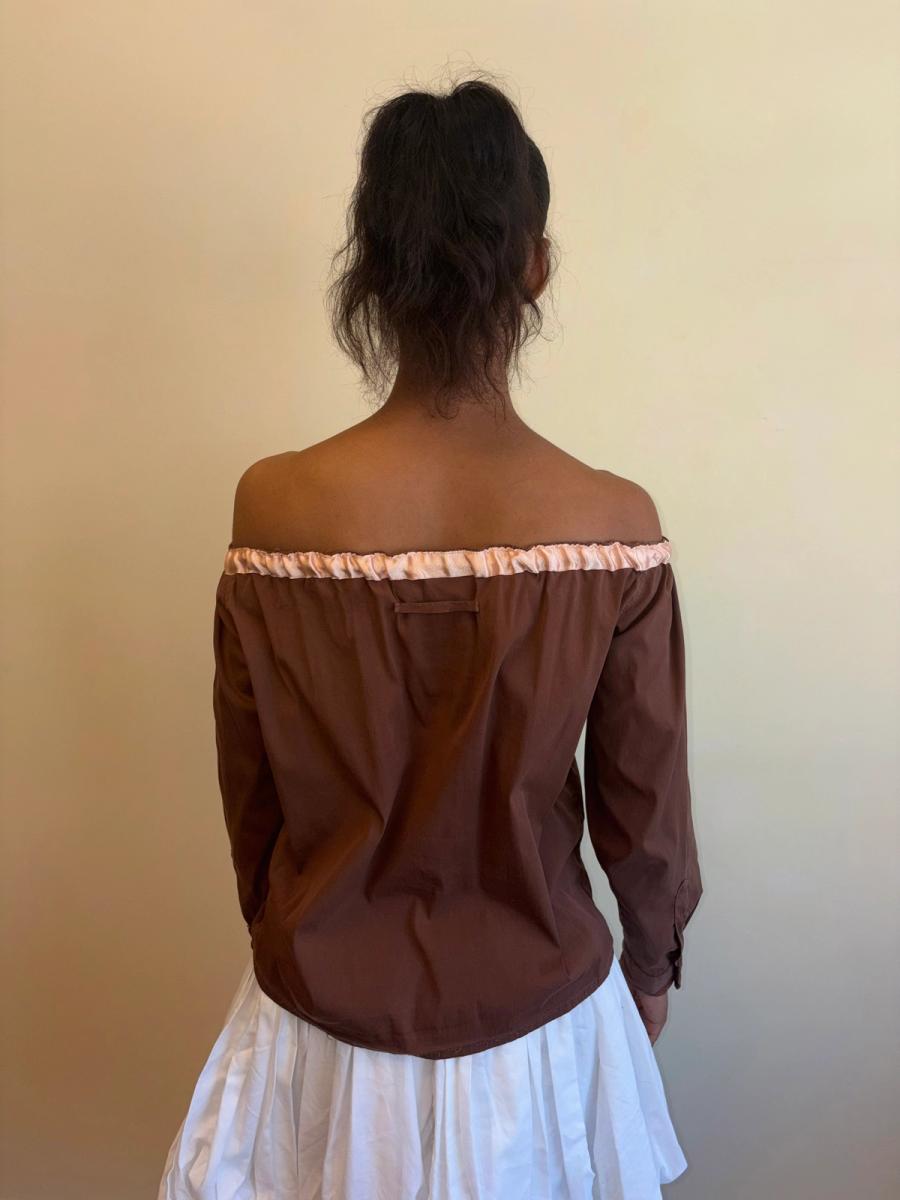 1980s Gaultier Gibo Shoulder-Baring Top product image