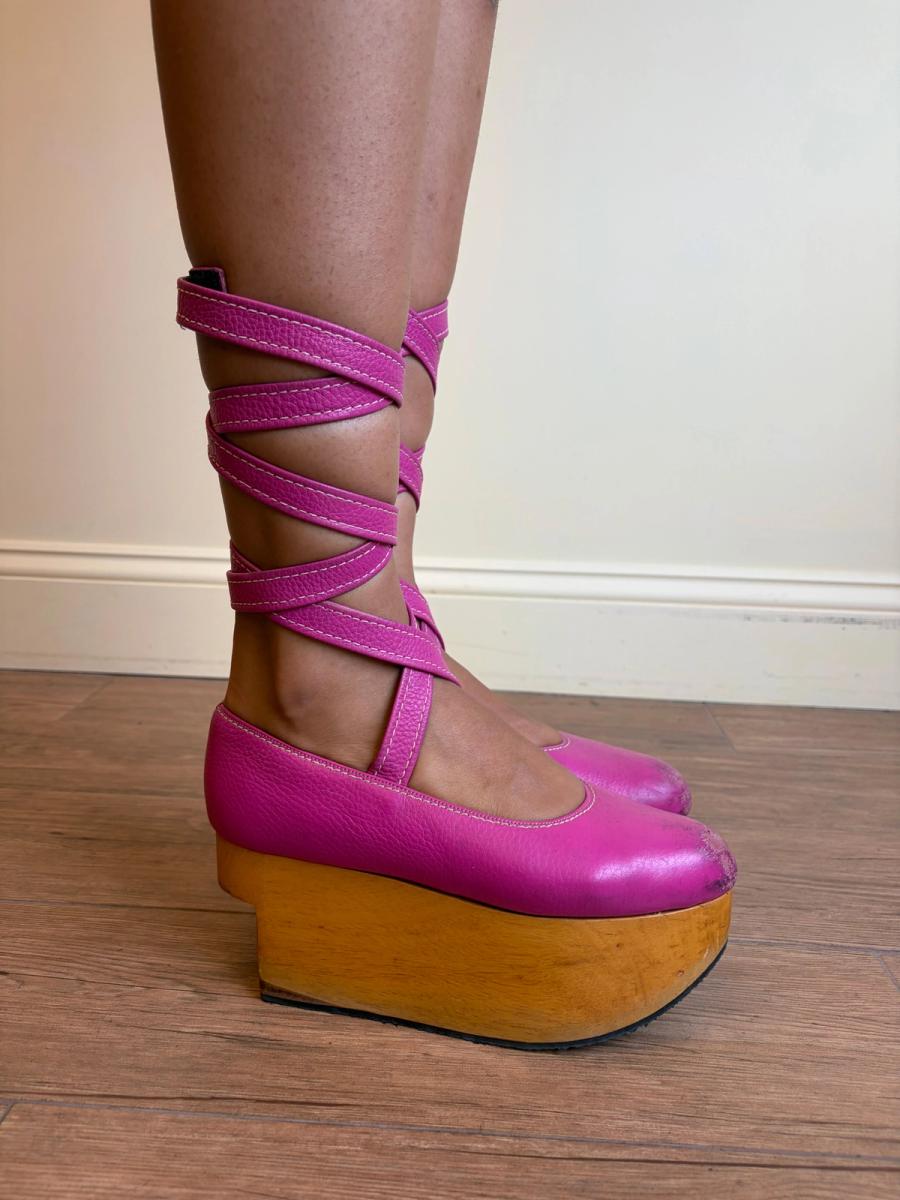 Vintage Vivienne Westwood Pink Rocking Horse Shoes product image