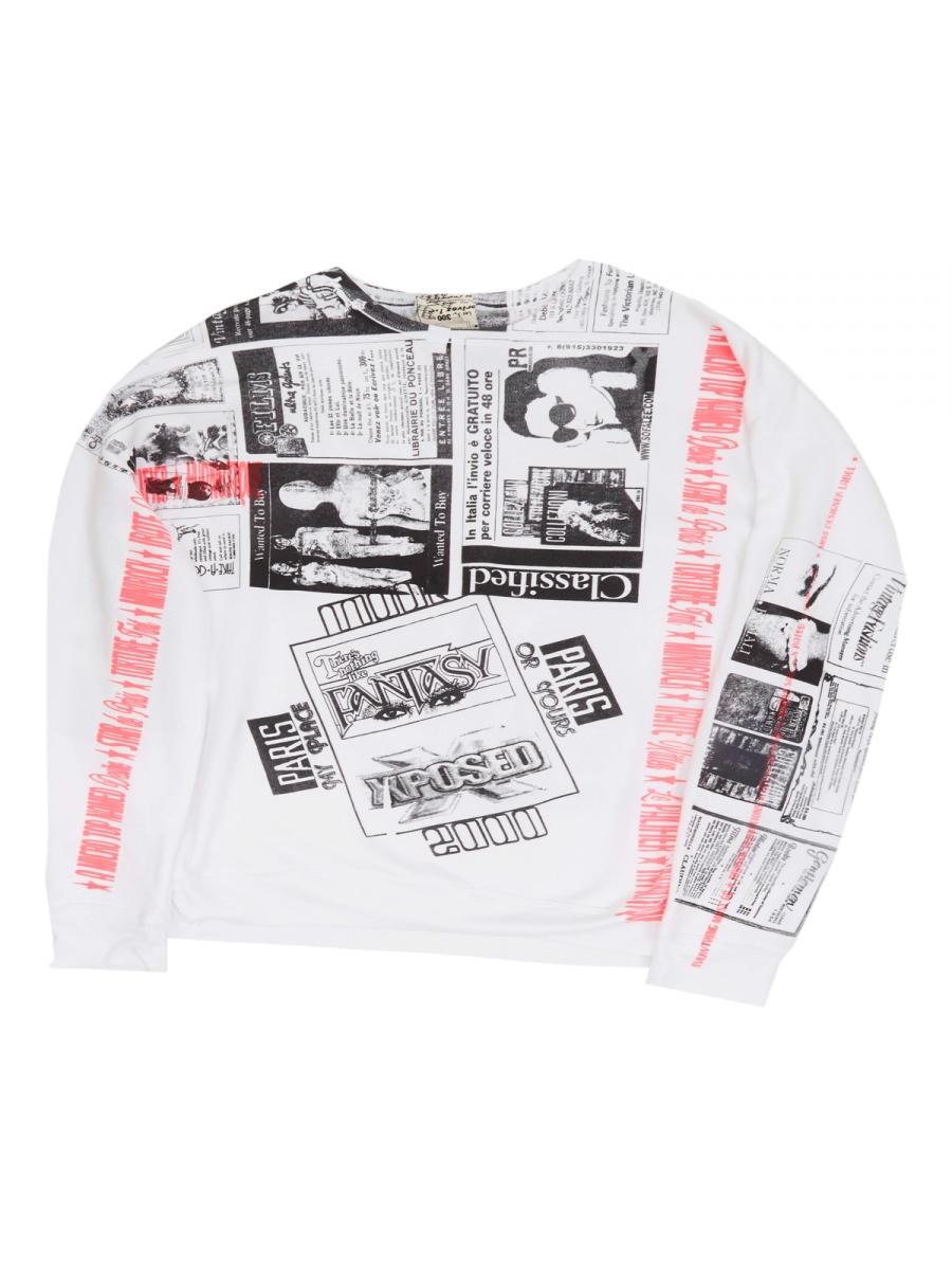 SEX-APPEAL Newsprint Sweatshirt - #5 Classified