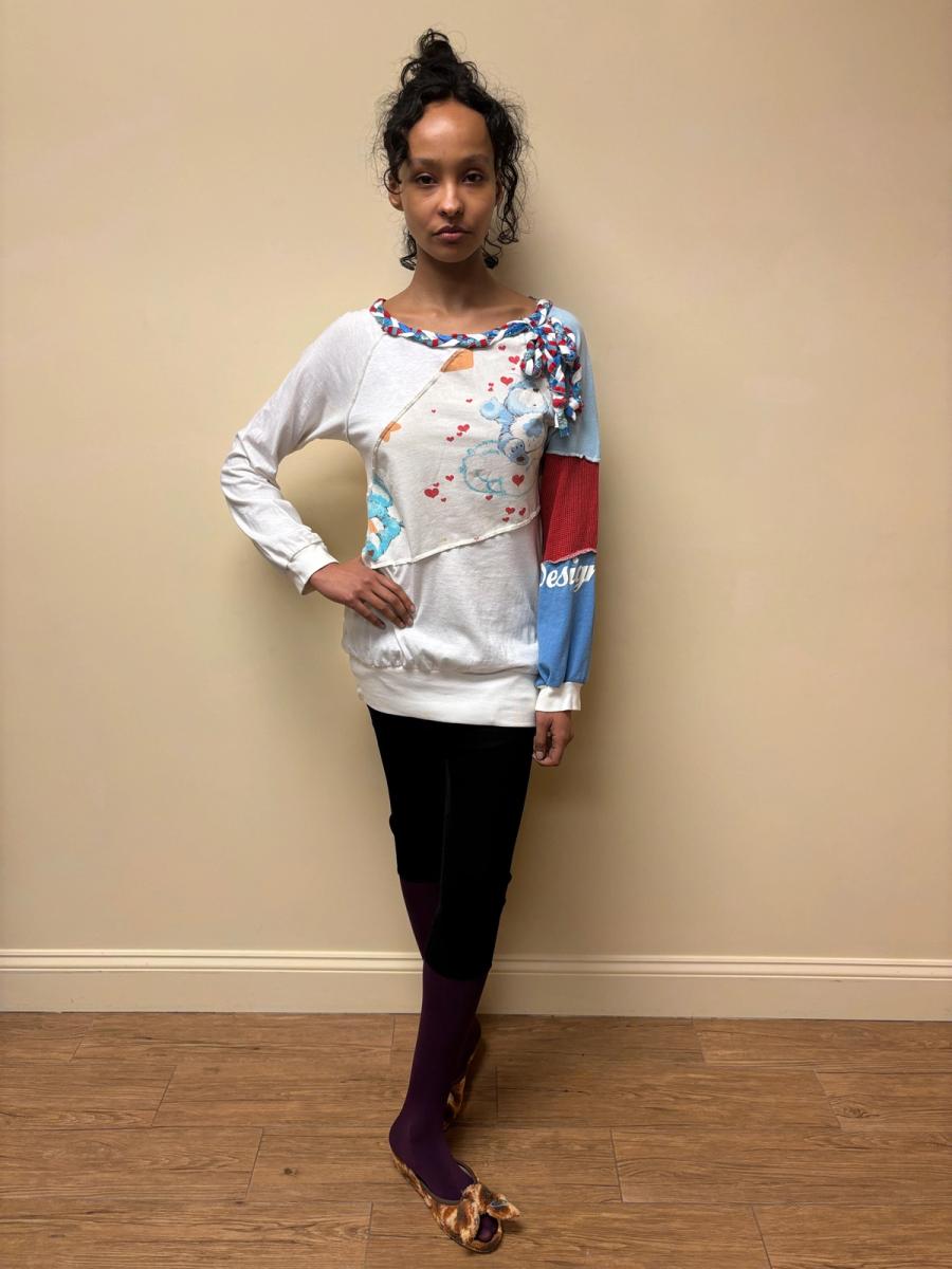 Naoko Ushiro Glamorous Patchwork Bear Shirt product image