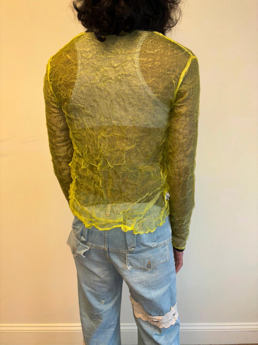 Krizia Wrinkle Pleated Reversible Over-shirt product image