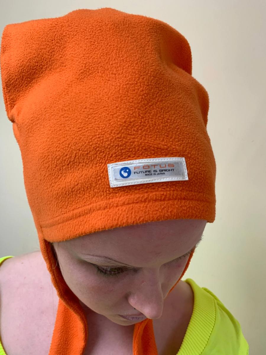 Fötus Orange Fleece Spike Hat product image