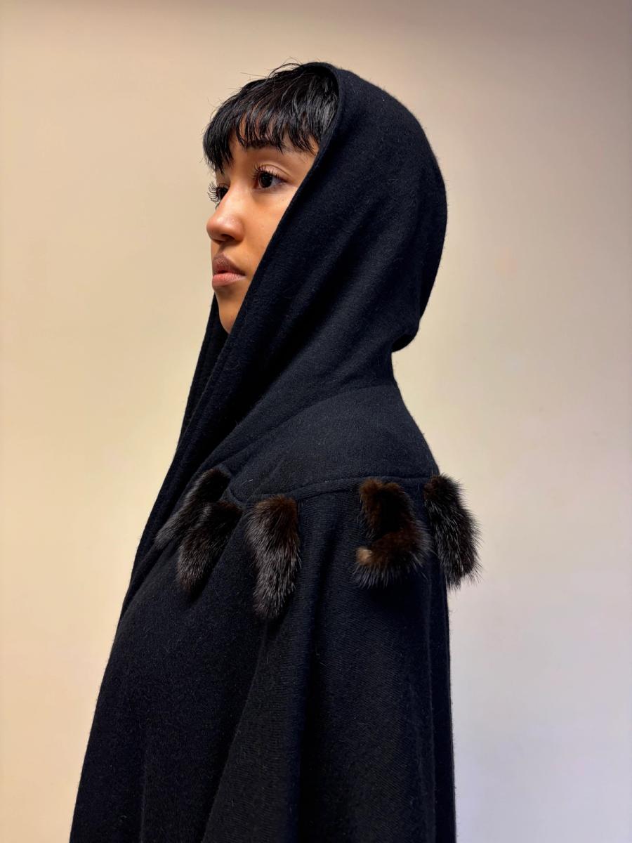 Yvan & Marzia Fur Tail Cape product image