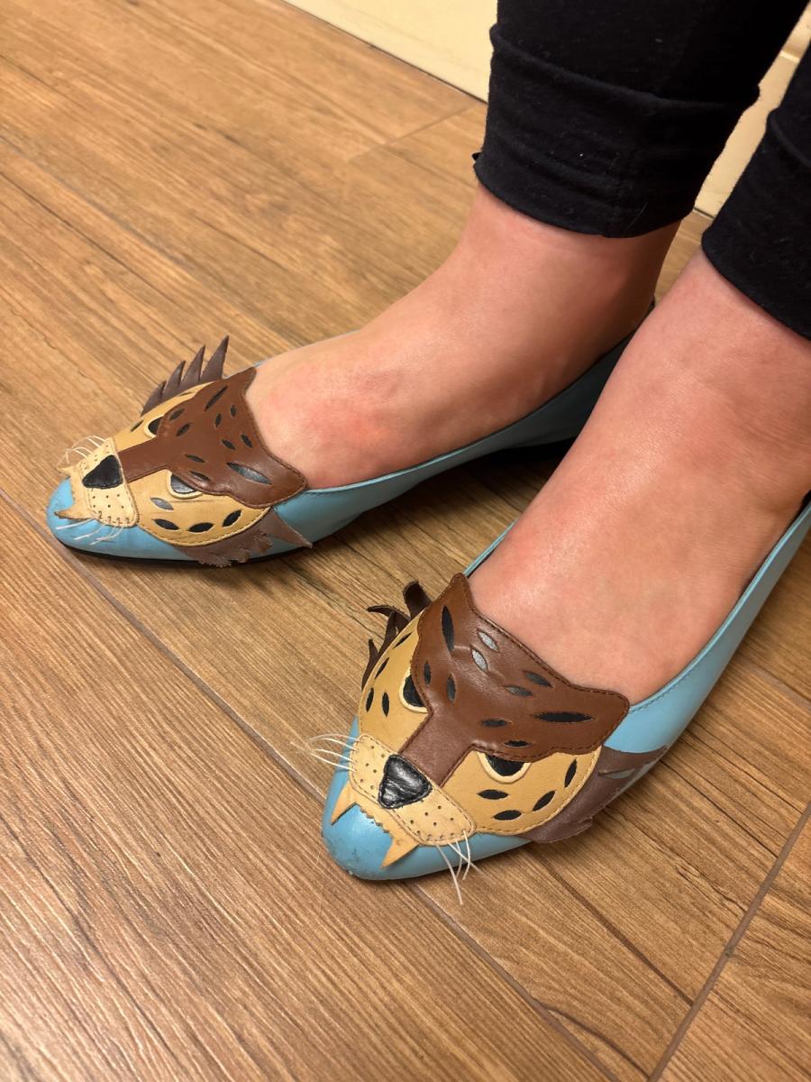 Marjan Pejoski Wild Cat Leather Flats product image