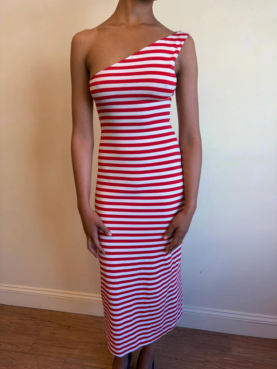 1970s Kamali Striped Dress product image