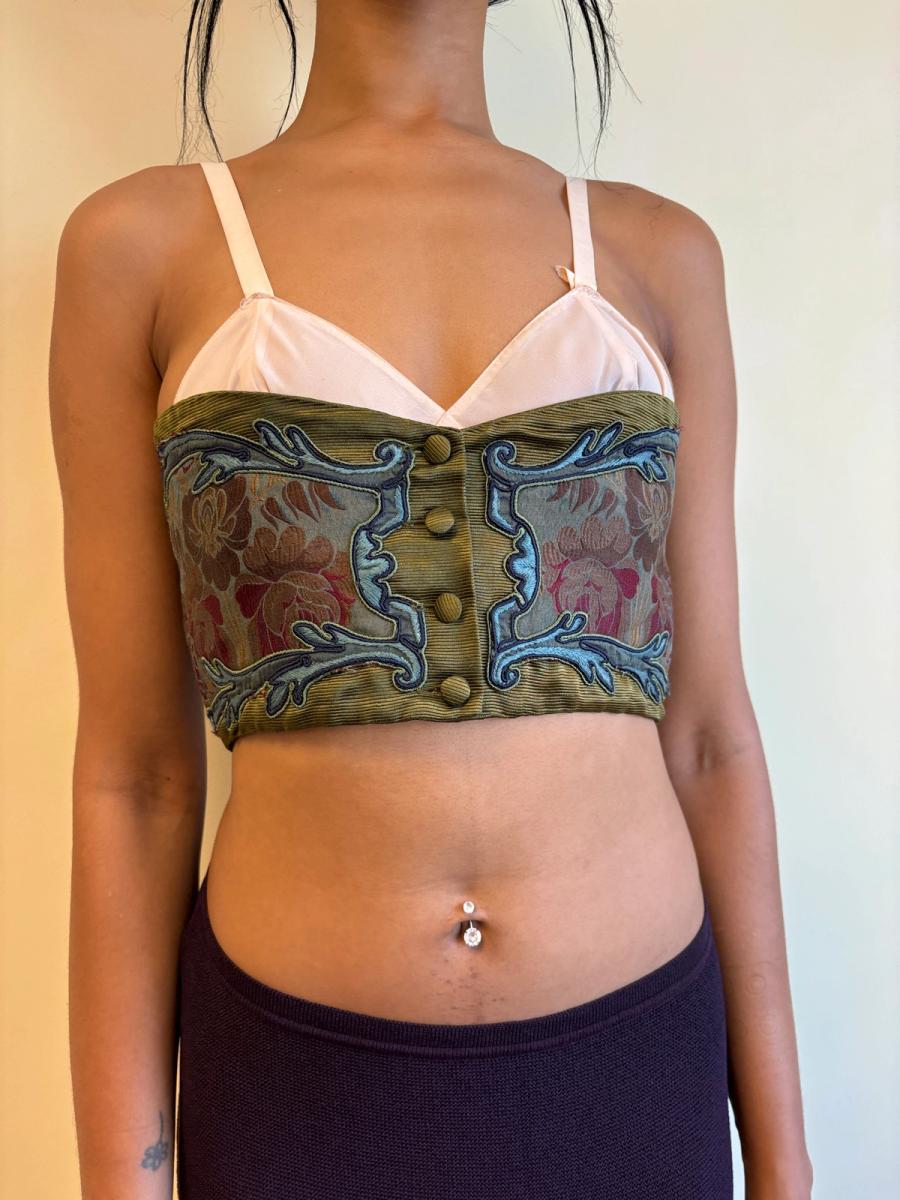 1990 Romeo Gigli Brocade Bandeau product image