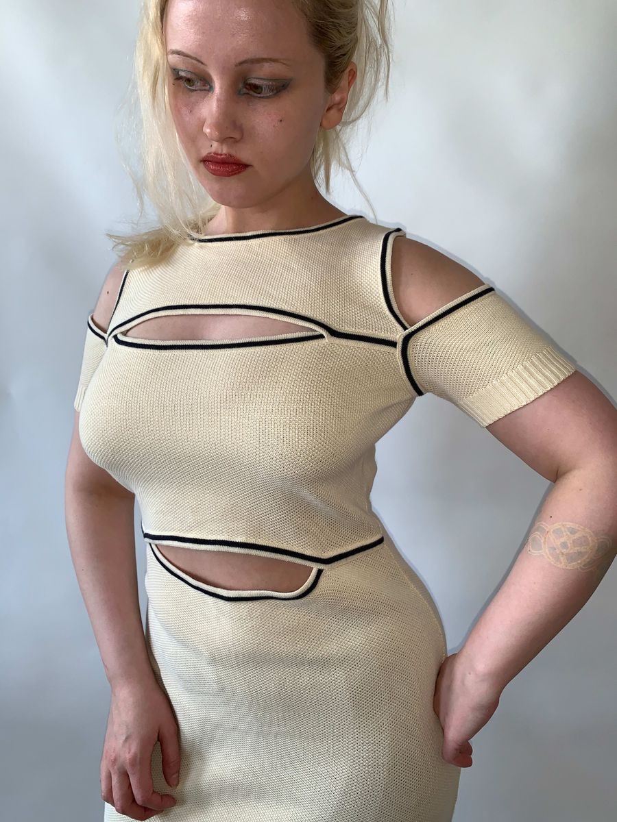 Vintage Vivienne Westwood Knit Cutout Dress product image