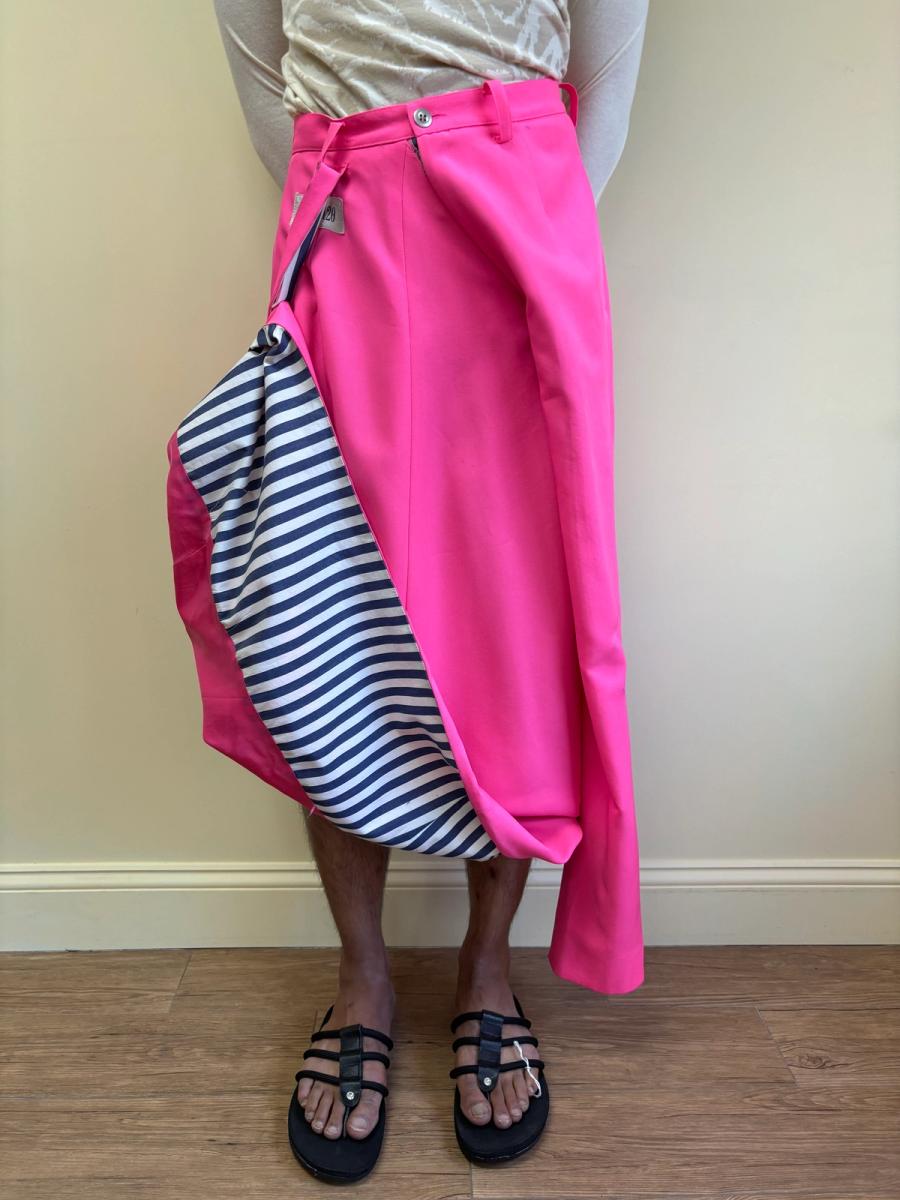 20471120 Hot Pink Convertible Skirt with Pant Leg product image