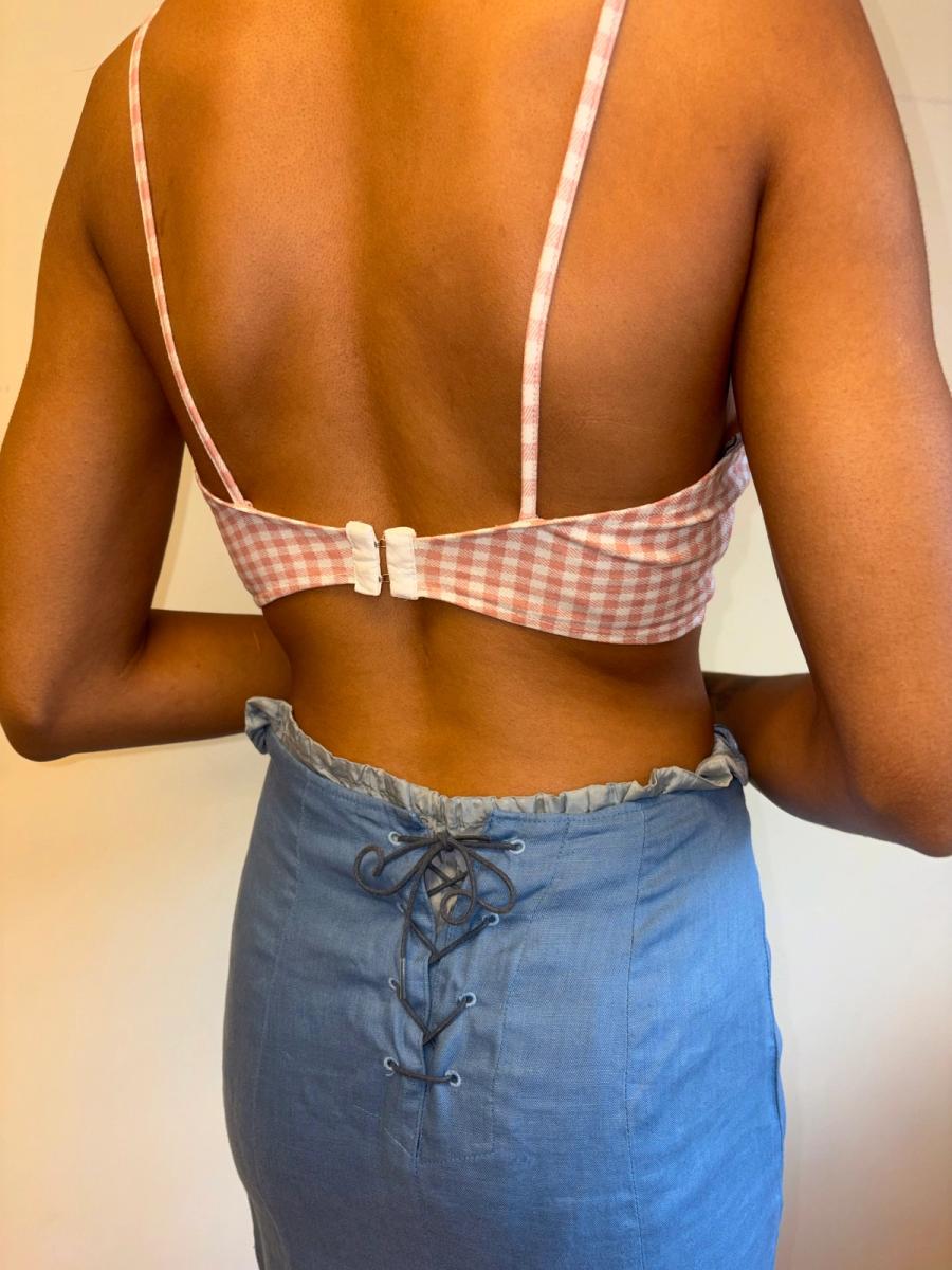 Simon Azoulay Gingham Bustier product image