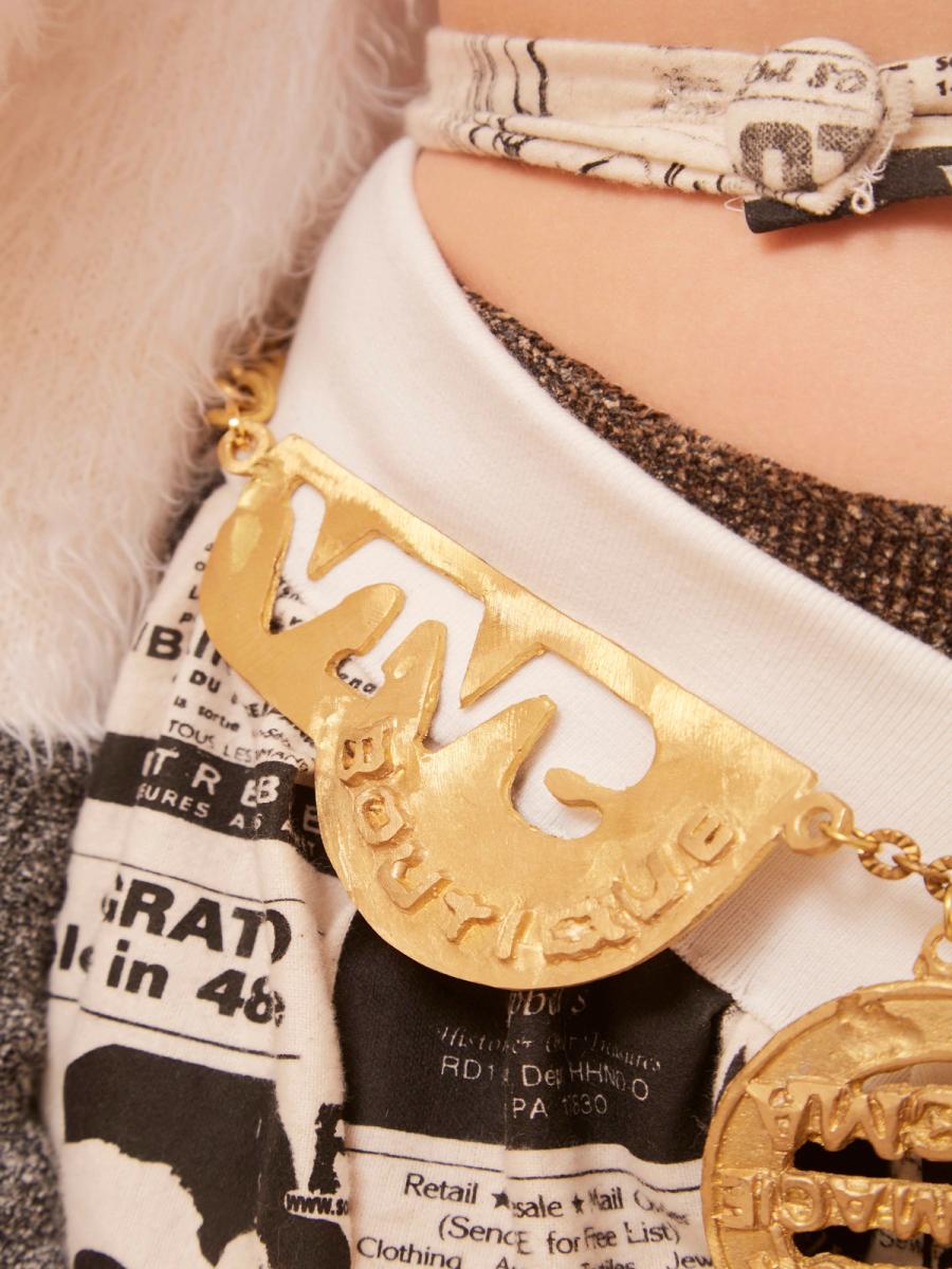 AMOUREUSE Triple Charm Belt product image