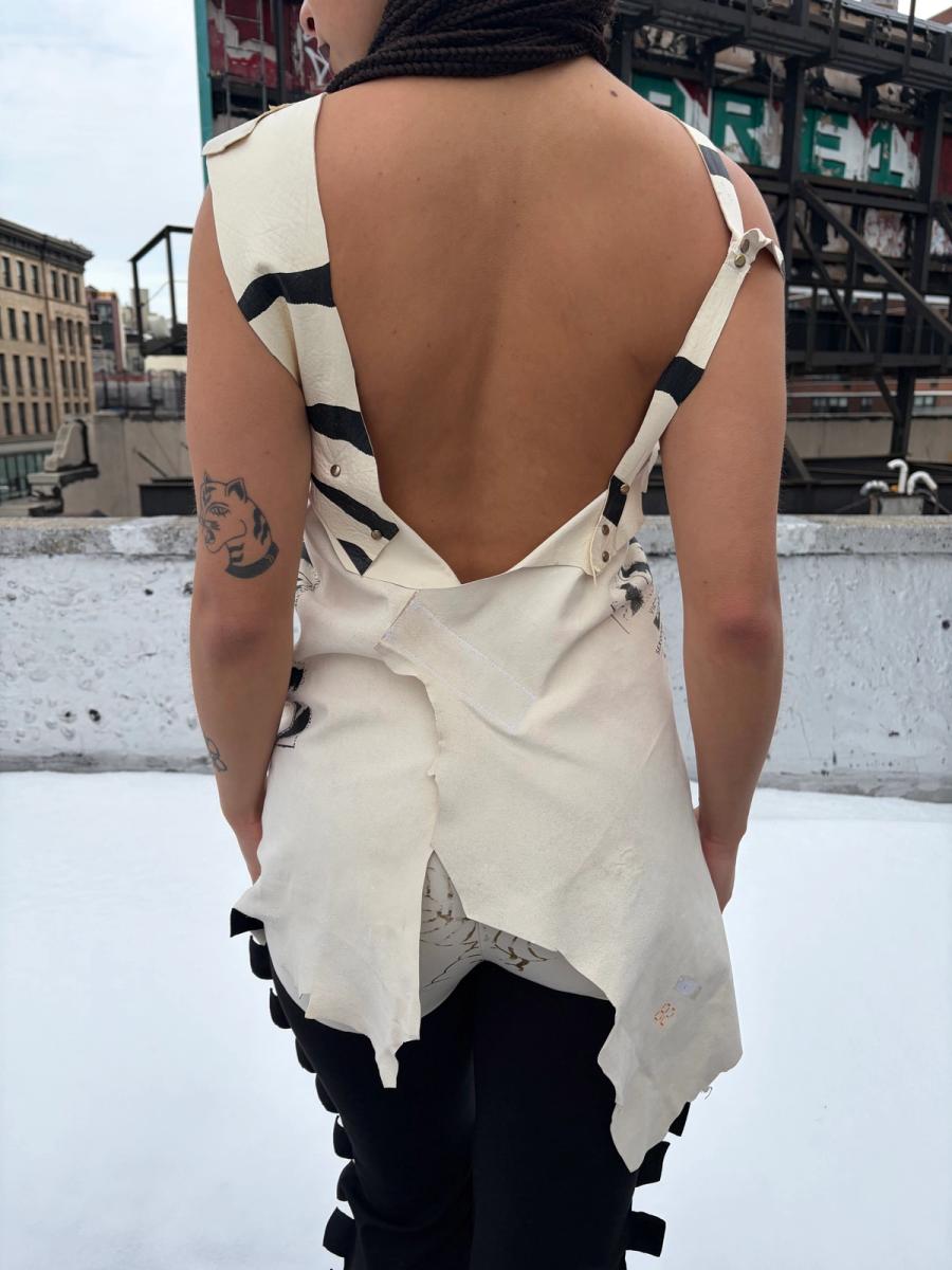 Sex Appeal Suede Asymmetric Tunic product image