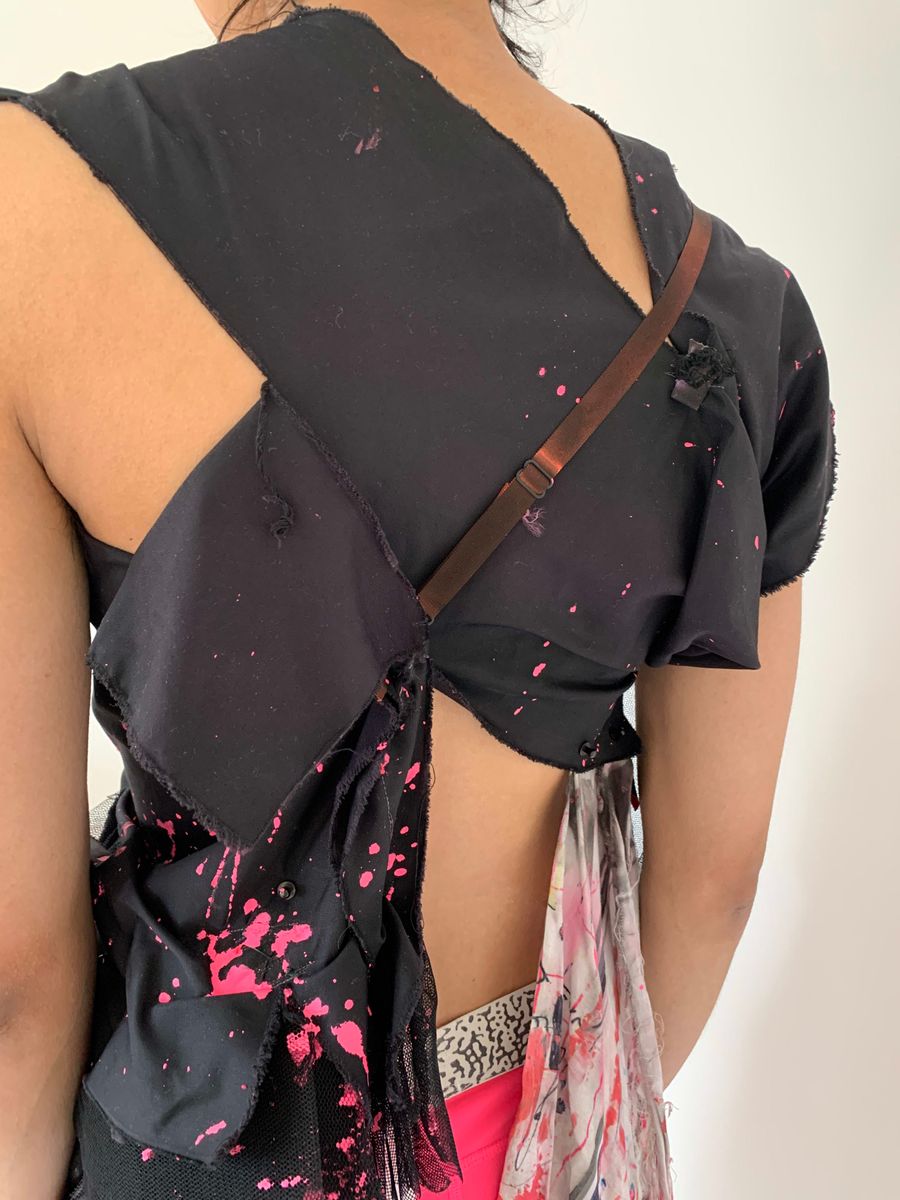 Hisui Asymmetrical Splatter Gown product image