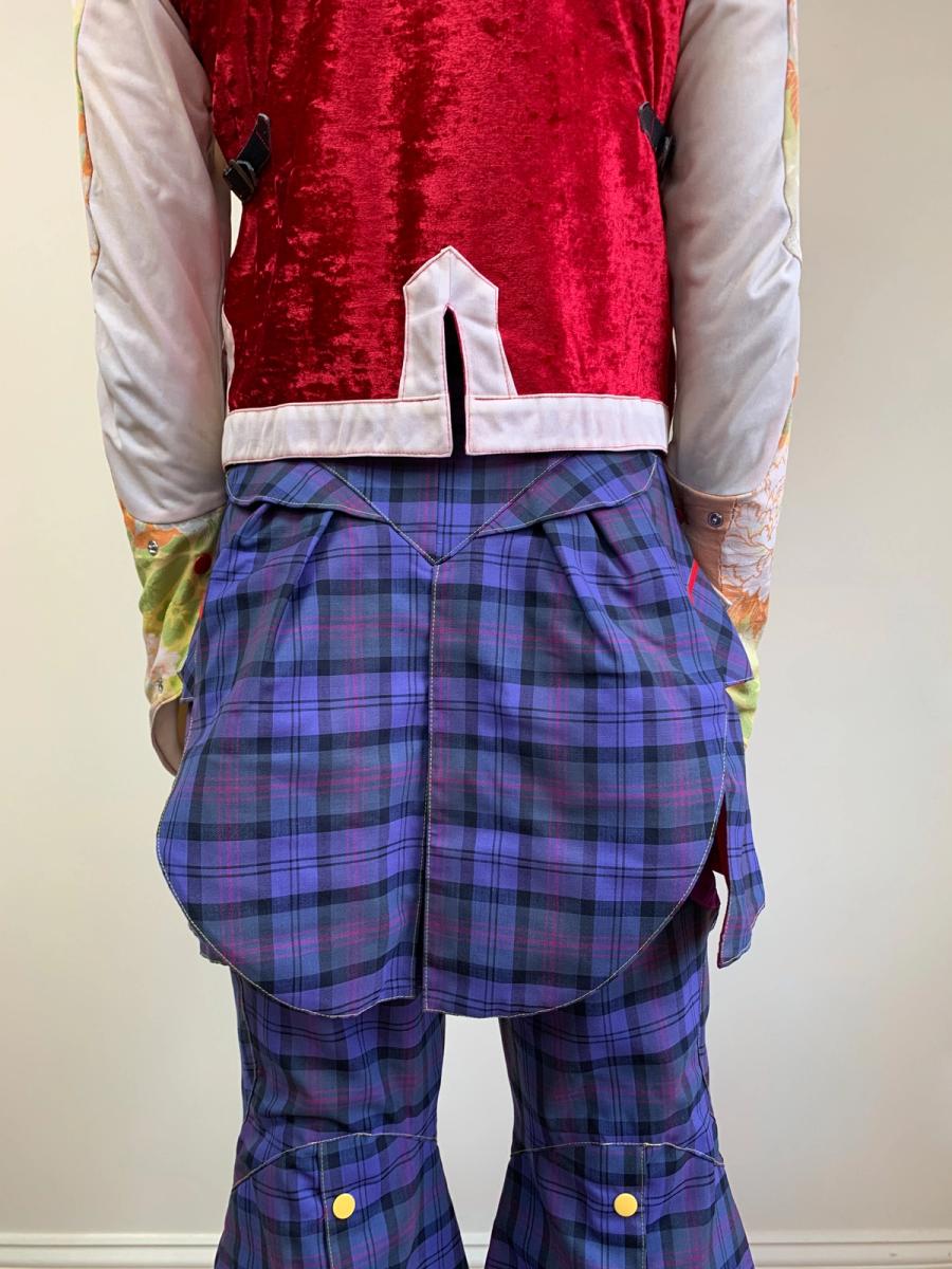 Takuya Angel Wing-like Tartan Pants product image