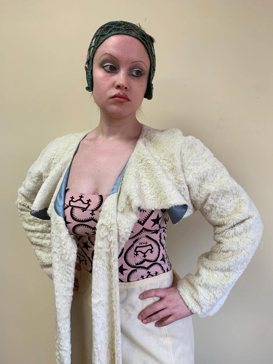 Jane Marple Faux Fur Shrug product image