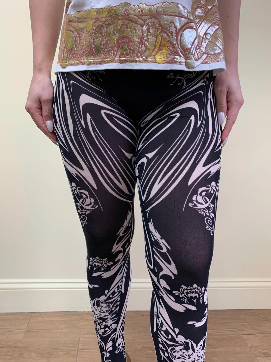 Issey Miyake SS 2004 Tattoo Art Nouveau Leggings product image