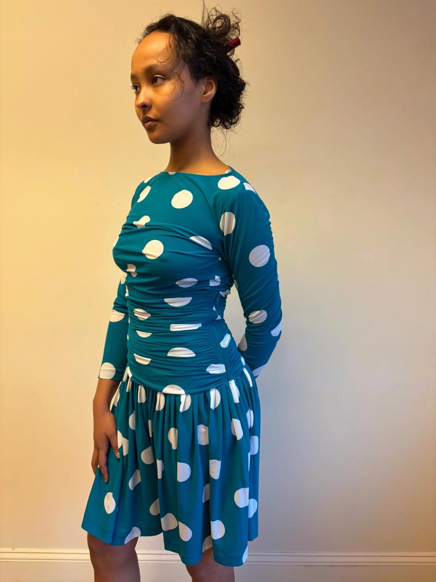 1980s Norma Kamali Polka Dot Set product image