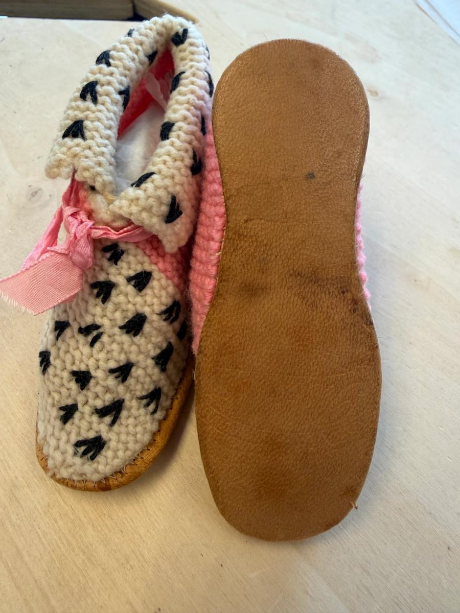 Victorian Knit Ermine Baby Boots product image