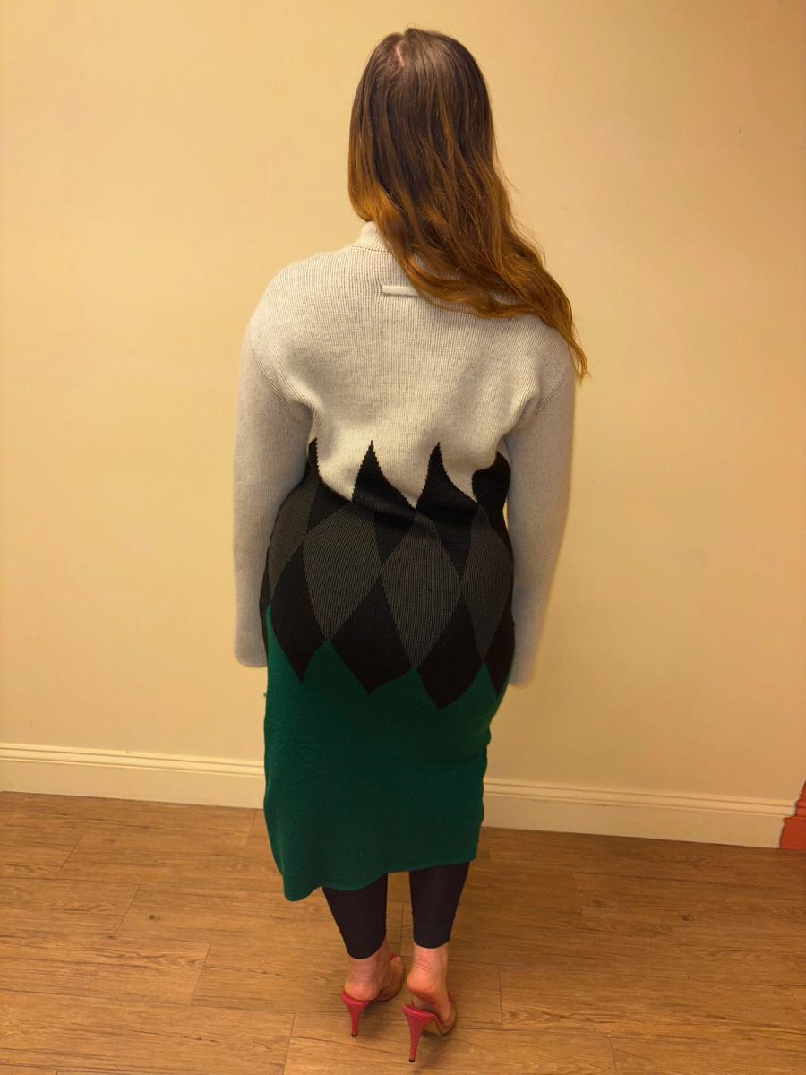 1980s Gaultier Gibo Jagged Knit Dress product image