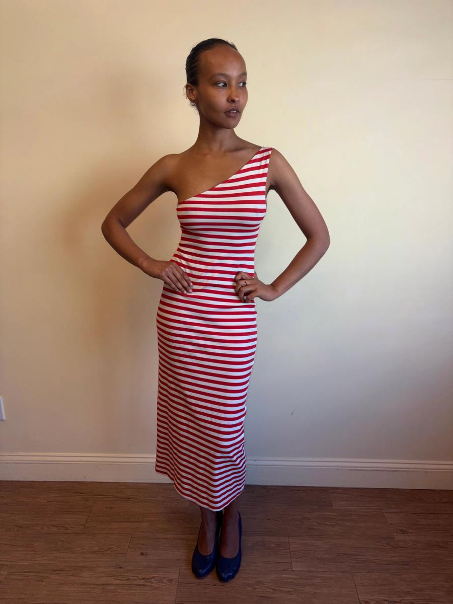 1970s Kamali Striped Dress product image