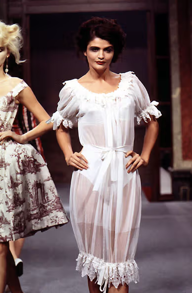 1996 Vivienne Westwood Crochet Sheer Blouse product image