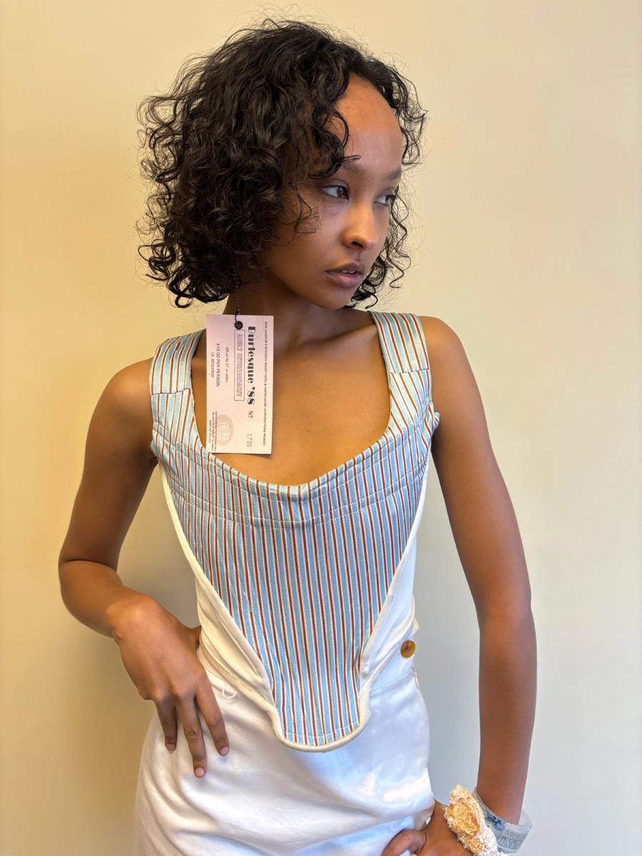 80s Vivienne Westwood Striped Corset product image