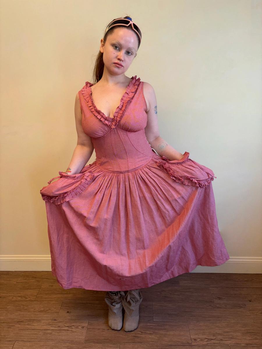 SS 1992 Chantal Thomass Corseted Sundress With Pockets product image