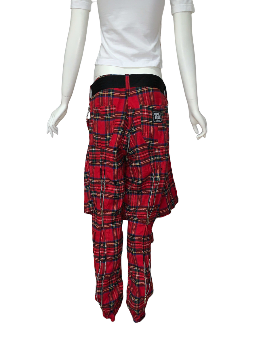 80s Tiger London Plaid Seditionaries Pants product image