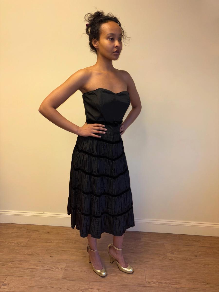 1950s Rembrandt Tiered Dress product image