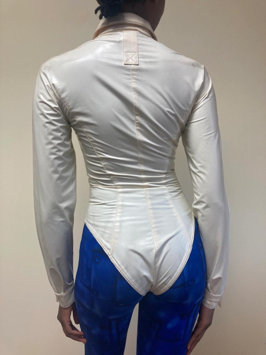 90s Thierry Mugler PVC Leotard product image