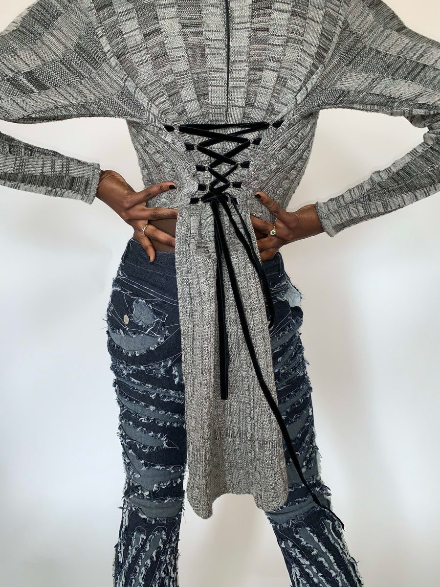 Condire Lace Up Sweater product image