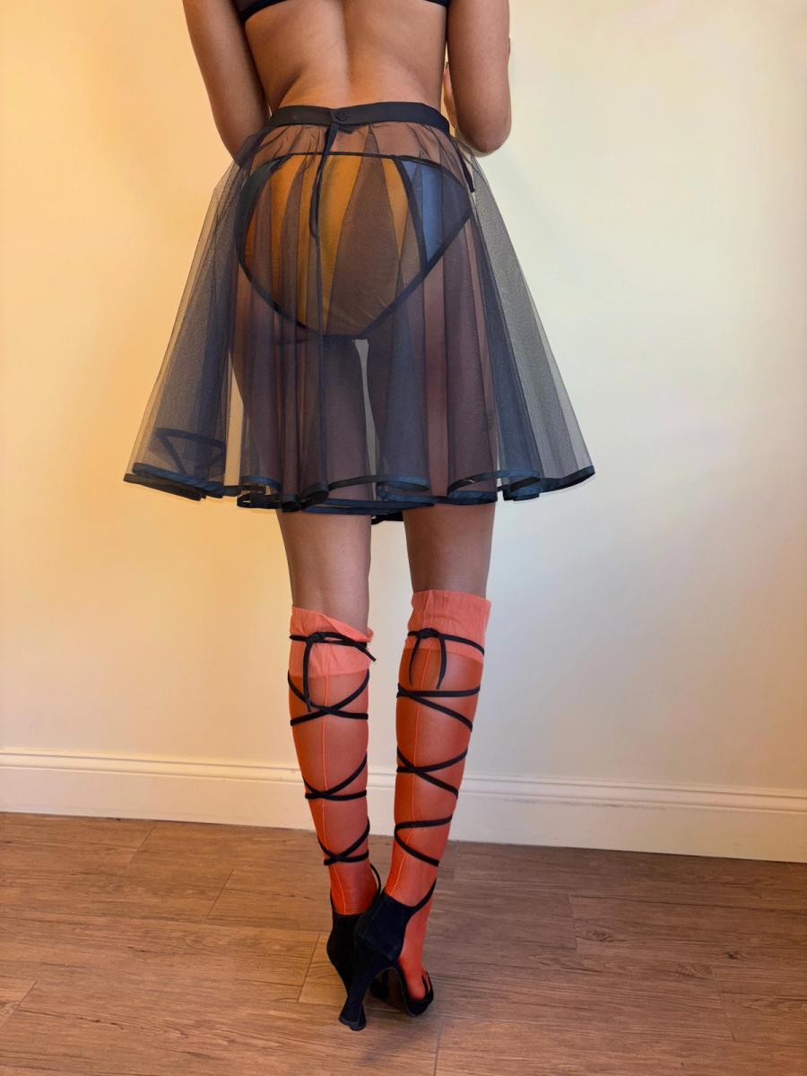 Vintage Chantal Thomass Black Crinoline product image