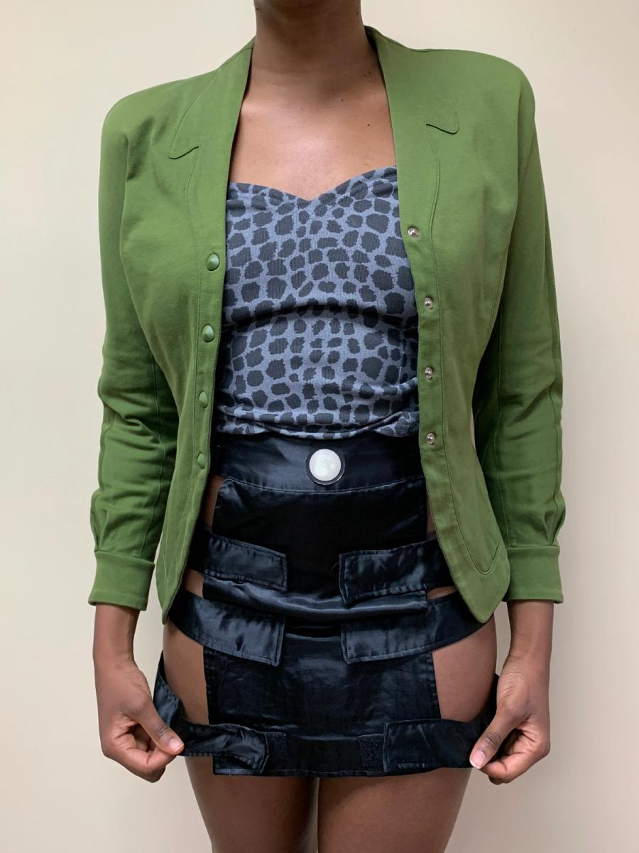 Thierry Mugler Green Cotton Blazer product image