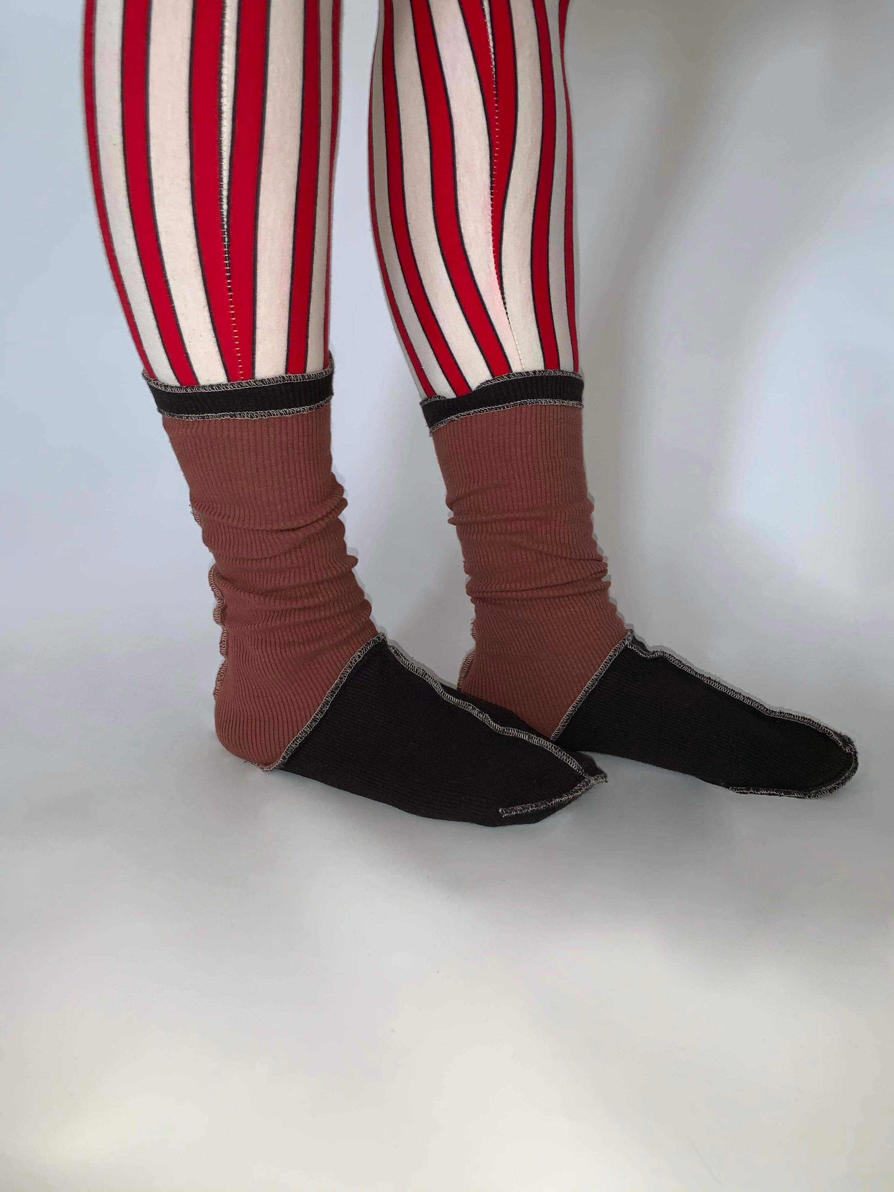 Christopher Nemeth Multicolored Exposed Seam Socks