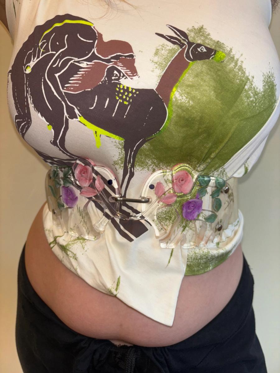 1980s Parsian Designed Lucite Elephant Belt product image