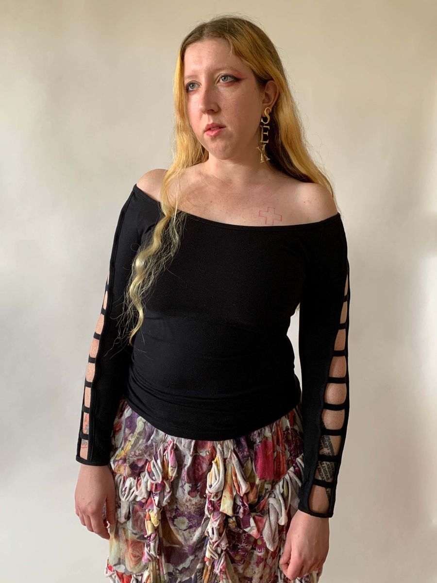 80s Lolita Lempicka Cage Shirt product image