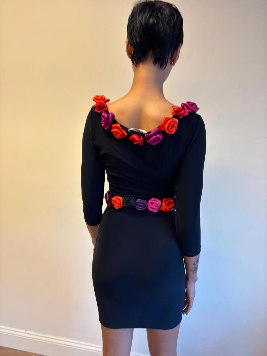 90s Chantal Thomass Flower Dress with Matching Belt product image