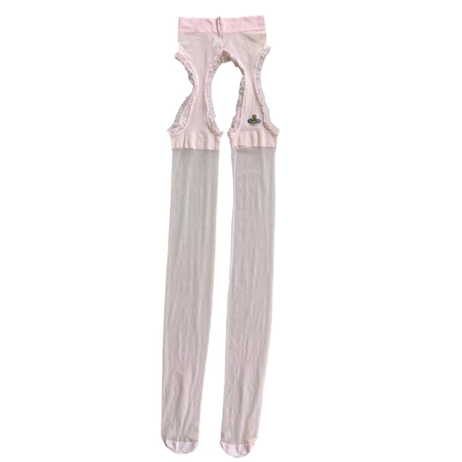 Deadstock Vivienne Westwood Pink Garter Style Stockings product image