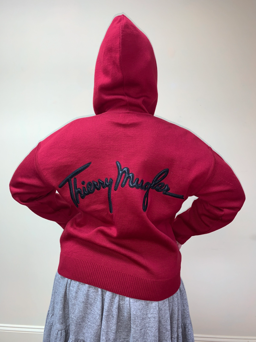 Vintage Thierry Mugler Knit Logo Sweater Hoodie product image