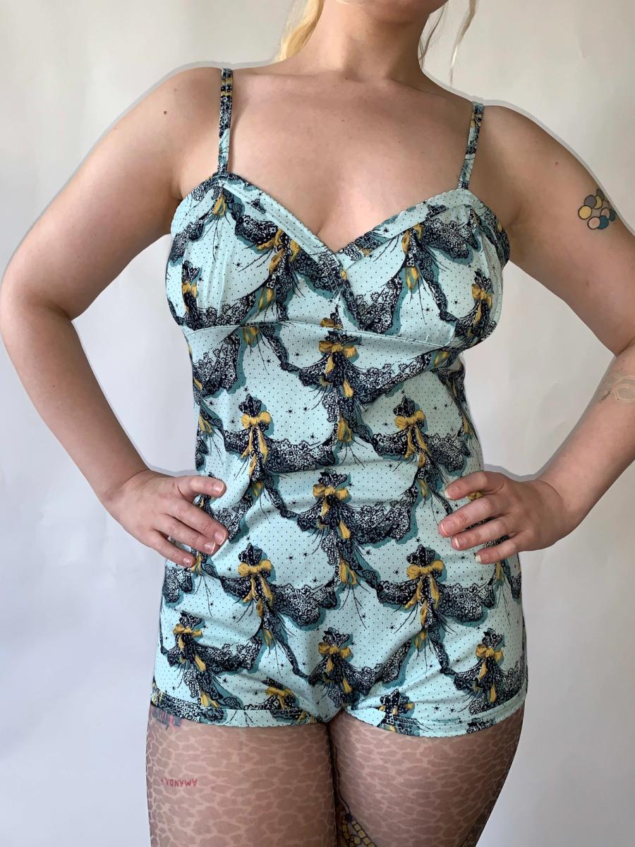 Chantal Thomass Printed Onesie Blue product image