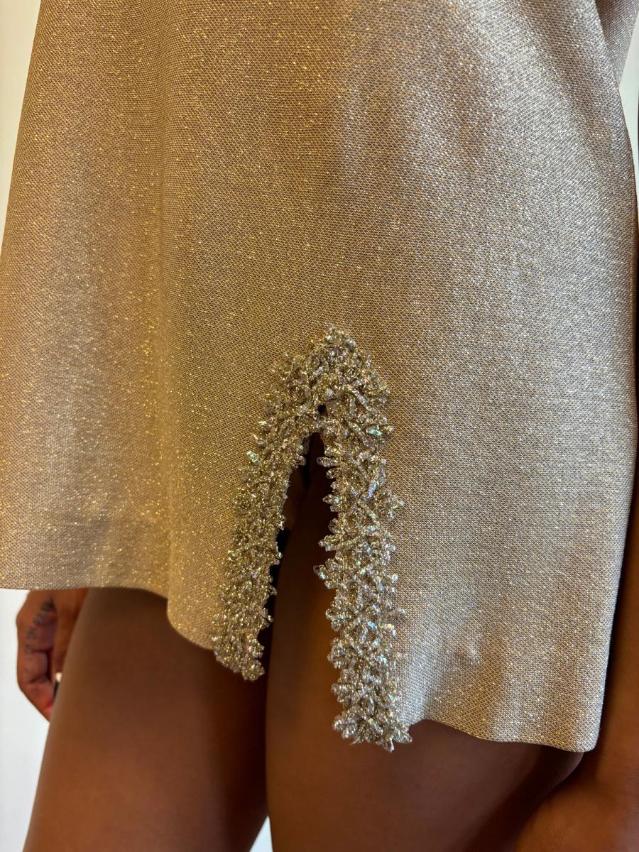 1960s Lurex Minidress product image