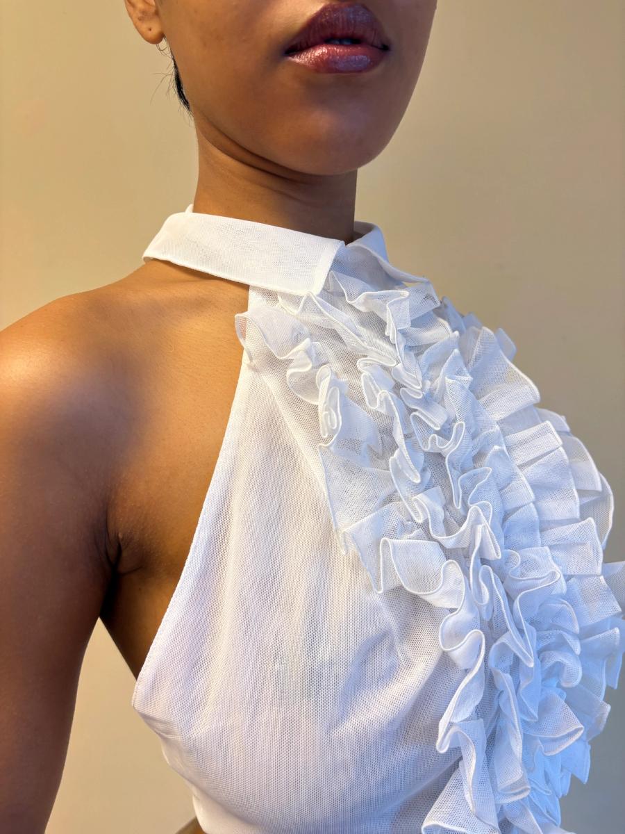 Chantal Thomass Mesh Ruffled Dickie product image