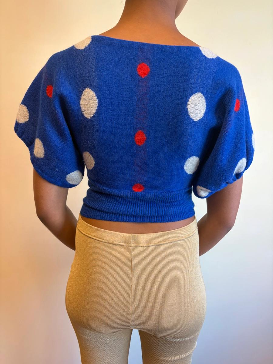 80s Dorothée Bis Polka Dot Sweater product image