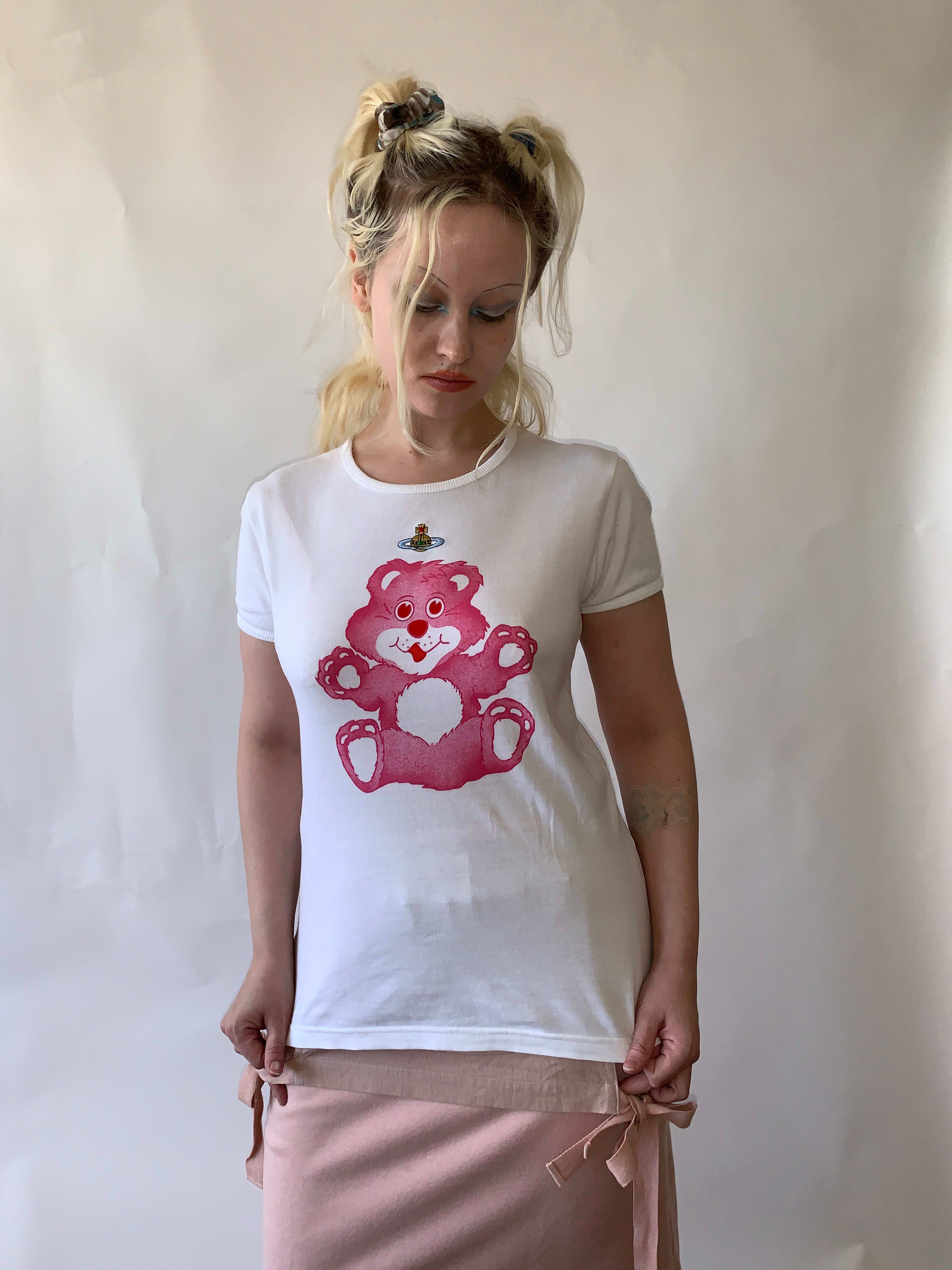 90s Vivienne Westwood Pink Teddy Bear T-Shirt