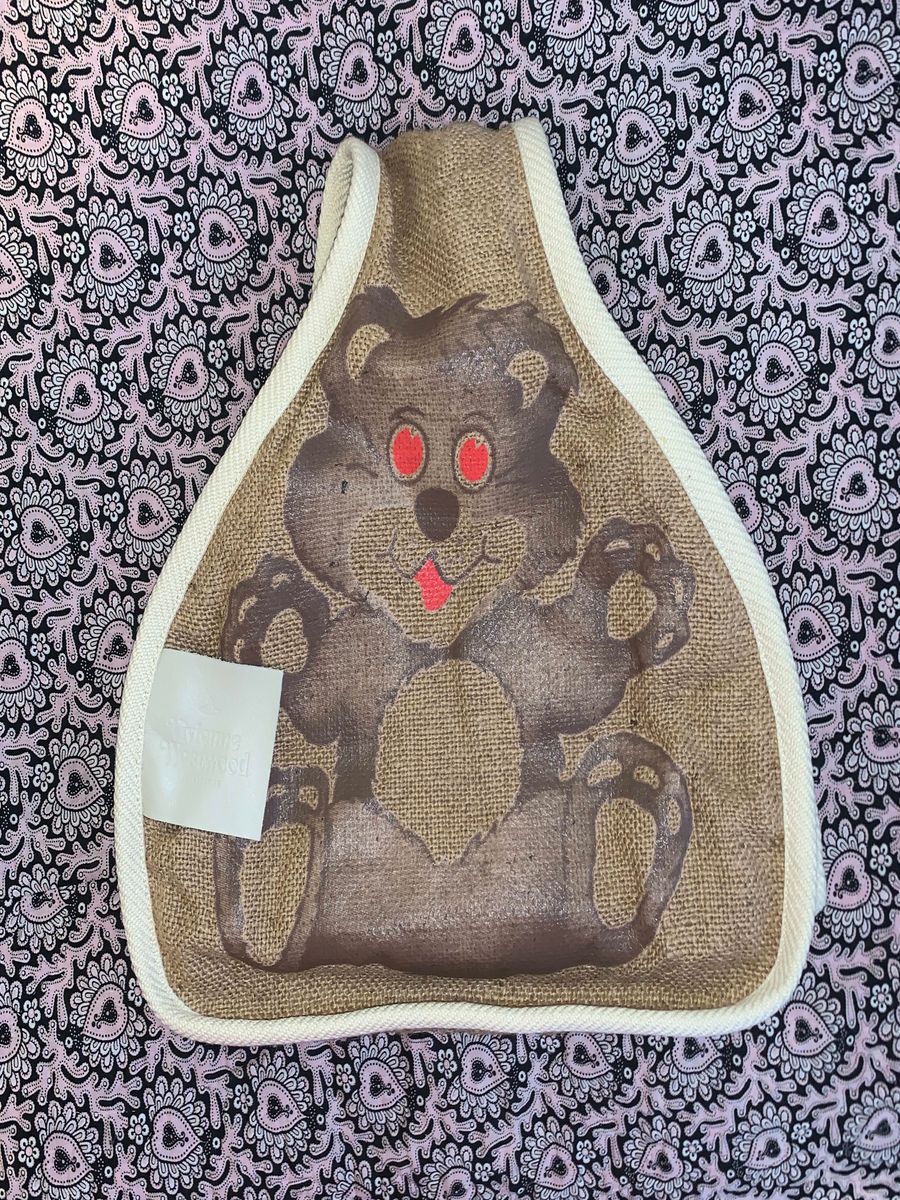 Vivienne Westwood Teddy Bear Burlap Purse product image