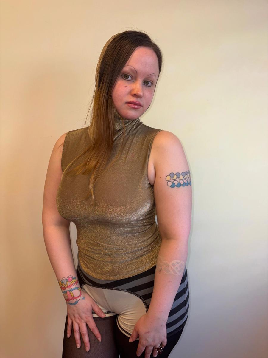 Moschino 90s Dramatic Lurex Turtleneck product image