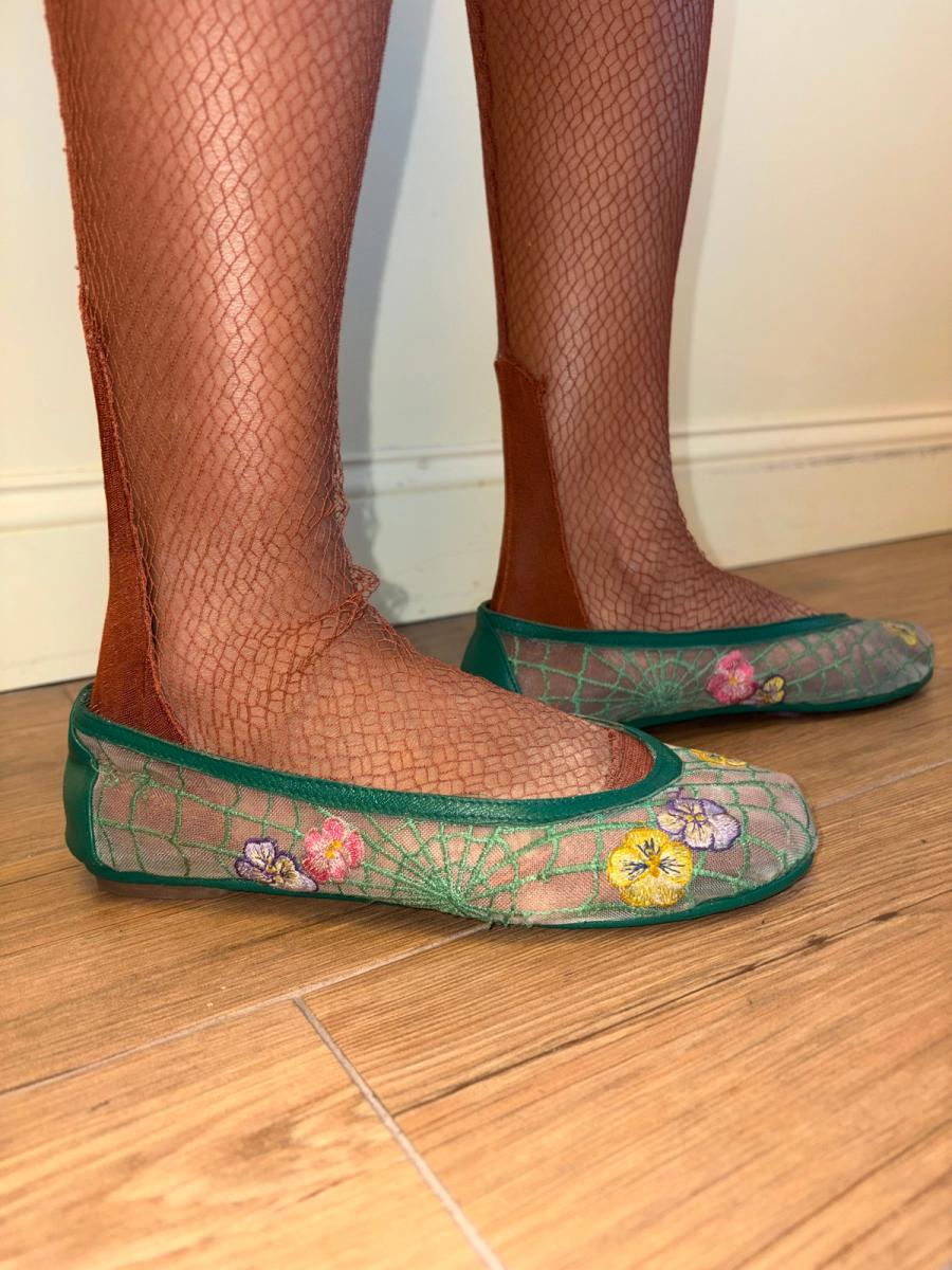 Vintage Marjan Pejoski Spiderweb Flats product image