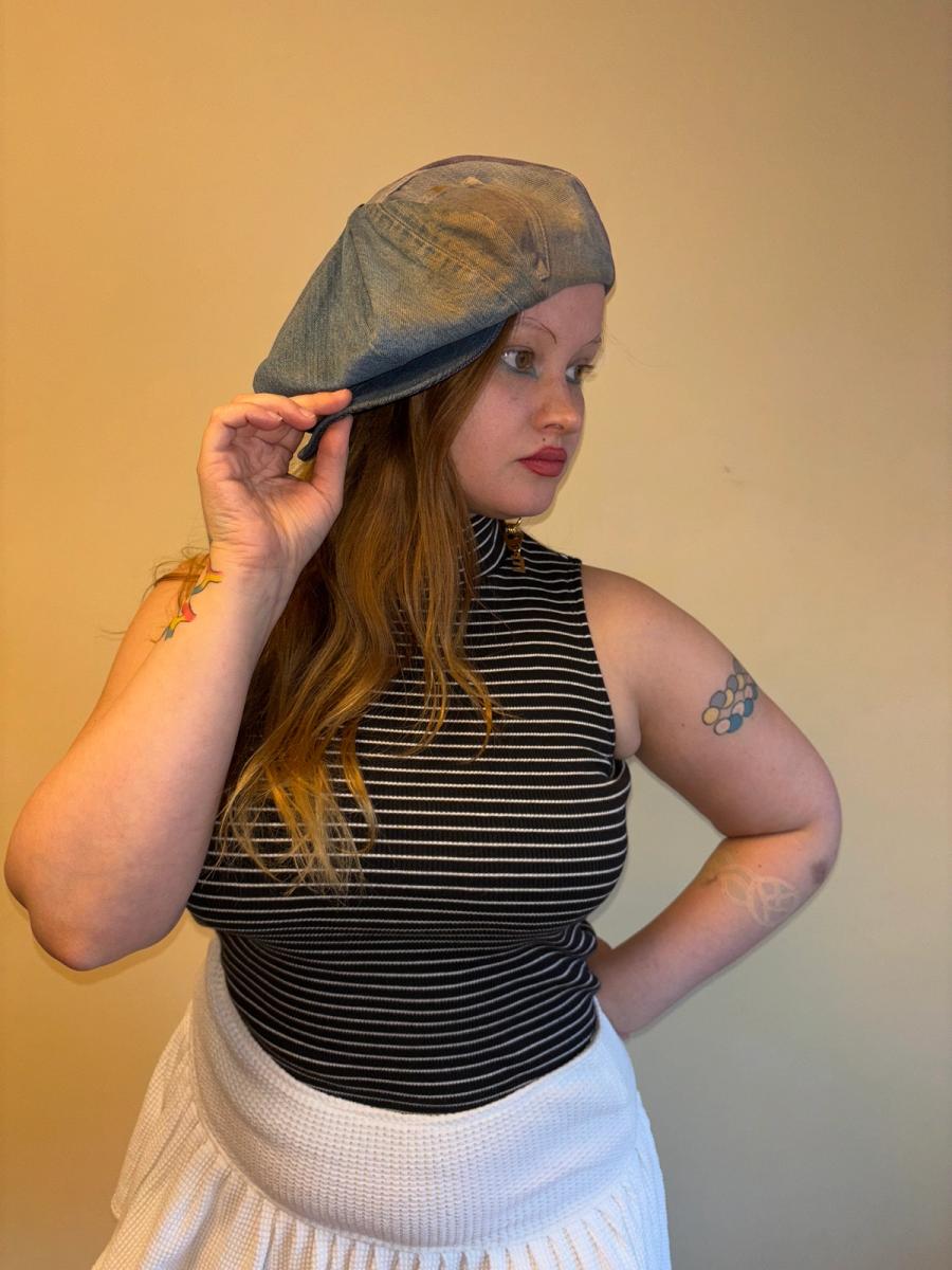 70s Denim Bubble Hat product image