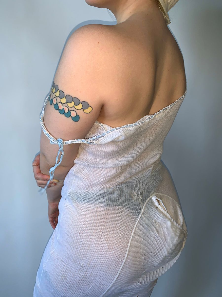 Antique Swiss Knit Combination Suit product image